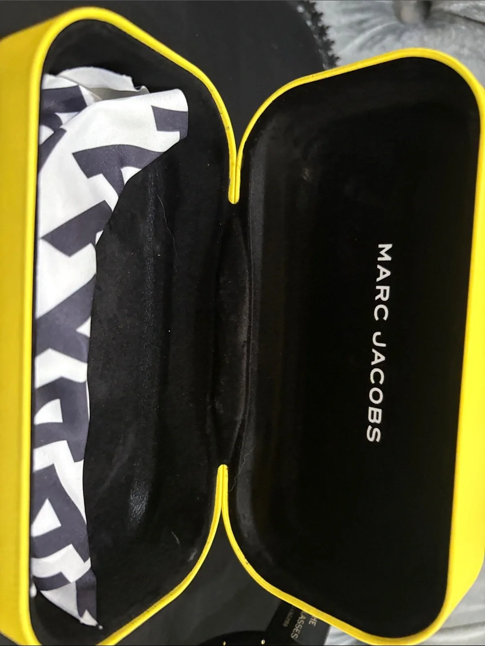 Marc Jacobs Black Cat-Eye Sunglasses with Multicolor Crystal Details